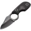 Kizer 0089 Amigo X Neck Fixed Black Tini Finish Blade Knife With Black G-10 Handles -Blade HQ Store 190379 190408