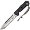 Kizer 0020 Maximus Fixed Slight False Edge Top Blade Knife With 3D Textured Black G-10 Handles -Blade HQ Store 191065 191094