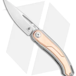 Kizer Apus Frame Lock Knife Copper/Ti (3.03" Stonewash) Ki3554A2