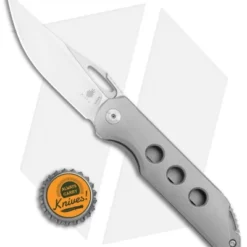 Kizer Assassin Frame Lock Front Flipper Knife Titanium 3 Hole (3.15" Satin) 5 Kizer Assassin Frame Lock Front Flipper Knife Titanium 3 Hole (3.15" Satin) -Blade HQ Store Kizer Assassin FL Ti 3 Hole Satin Ki3549A2 BHQ 107551 jr bottlecap