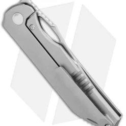 Kizer Assassin Frame Lock Front Flipper Knife Titanium 3 Hole (3.15" Satin) 4 Kizer Assassin Frame Lock Front Flipper Knife Titanium 3 Hole (3.15" Satin) -Blade HQ Store Kizer Assassin FL Ti 3 Hole Satin Ki3549A2 BHQ 107551 jr side