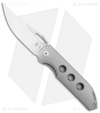 Kizer Assassin Frame Lock Front Flipper Knife Titanium 3 Hole (3.15" Satin) Kizer Assassin Frame Lock Front Flipper Knife Titanium 3 Hole (3.15" Satin) -Blade HQ Store Kizer Assassin FL Ti 3 Hole Satin Ki3549A2 BHQ 107551 jr
