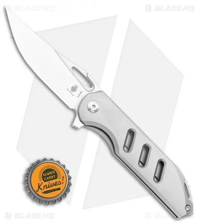 Kizer Assassin Frame Lock Flipper Knife Titanium (3.15" Satin) Ki3549 Kizer Assassin Frame Lock Flipper Knife Titanium (3.15" Satin) Ki3549 -Blade HQ Store Kizer Assassin Frame Lock Flipper Knife Titanium 3.15in Satin Ki3549 BHQ 106833 LS Bottlecap