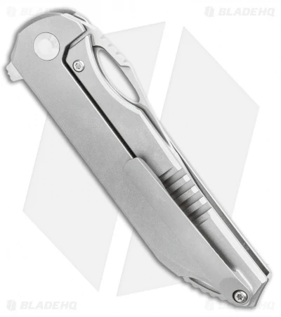 Kizer Assassin Frame Lock Flipper Knife Titanium (3.15" Satin) Ki3549 Kizer Assassin Frame Lock Flipper Knife Titanium (3.15" Satin) Ki3549 -Blade HQ Store Kizer Assassin Frame Lock Flipper Knife Titanium 3.15in Satin Ki3549 BHQ 106833 LS Side