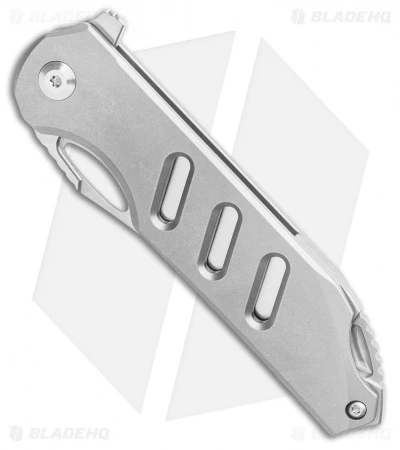 Kizer Assassin Frame Lock Flipper Knife Titanium (3.15" Satin) Ki3549 Kizer Assassin Frame Lock Flipper Knife Titanium (3.15" Satin) Ki3549 -Blade HQ Store Kizer Assassin Frame Lock Flipper Knife Titanium 3.15in Satin Ki3549 BHQ 106833 LS Spine