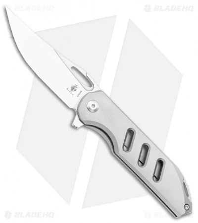 Kizer Assassin Frame Lock Flipper Knife Titanium (3.15" Satin) Ki3549 Kizer Assassin Frame Lock Flipper Knife Titanium (3.15" Satin) Ki3549 -Blade HQ Store Kizer Assassin Frame Lock Flipper Knife Titanium 3.15in Satin Ki3549 BHQ 106833 LS