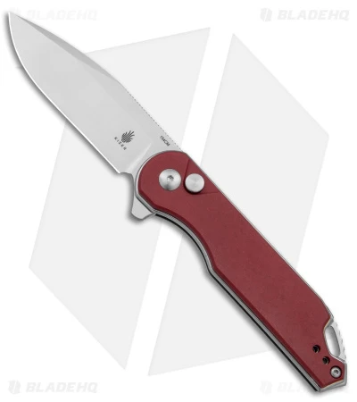 Kizer Assassin Button Lock Flipper Knife Red Micarta (3.15" Satin) V3549C2 Kizer Assassin Button Lock Flipper Knife Red Micarta (3.15" Satin) V3549C2 -Blade HQ Store Kizer Assassin Plunge Lock Flipper Red Micarta Satin BHQ 140610 jr