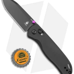 Kizer Azo Drop Bear Clutch Lock Knife Black Aluminum (3" Black) V3619C2 -Blade HQ Store Kizer Azo Drop Bear Clutch Lock Black Aluminum Black BHQ 169654 jr bottlecap