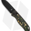 Kizer Azo Drop Bear Clutch Lock Knife Green Gold Fat Carbon (3" Black) Ki3619A1