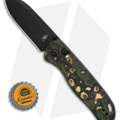 Kizer Azo Drop Bear Clutch Lock Knife Green Gold Fat Carbon (3" Black) Ki3619A1 -Blade HQ Store Kizer Azo Drop Bear Clutch Lock Knife Fatcarbon 3in Black BHQ 176928 td size