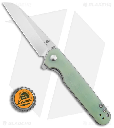 Kizer Azo LP Liner Lock Knife Jade G-10 (3.50" Satin) V3610C2 Kizer Azo LP Liner Lock Knife Jade G-10 (3.50" Satin) V3610C2 -Blade HQ Store Kizer Azo LP LL Knife Jade G10 3in Satin BHQ 145861 td size