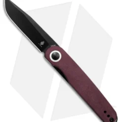 Kizer Azo Squidward Liner Lock Knife Red Richlite (2.75" Black) V3604C3