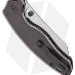 Kizer Azo Towser K Liner Lock Knife Copper (3.5" Satin) V4593C3 -Blade HQ Store Kizer Azo Towser K LL Copper Satin BHQ 156493 jr side