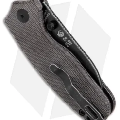 Kizer Azo Towser S Liner Lock Knife Black Micarta (3" Black Stonewash) -Blade HQ Store Kizer Azo Towser S LL Black Micarta Black BHQ 176953 jr side