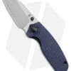 Kizer Azo Towser S Liner Lock Knife Blue Richlite (3" Satin) -Blade HQ Store Kizer Azo Towser S LL Blue Richlite Satin BHQ 176944 jr