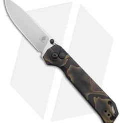 Kizer Azo Vanguard Begleiter 2 Button Lock Knife Raffir (3.5" Satin)