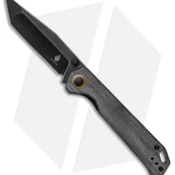 Kizer Azo Vanguard Begleiter 2 Tanto Knife Black Micarta (3.4" Black SW)