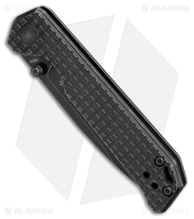 Kizer Azo Vanguard Begleiter Mini Frame Lock Knife Titanium (3" Black) Kizer Azo Vanguard Begleiter Mini Frame Lock Knife Titanium (3" Black) -Blade HQ Store Kizer Azo Vanguard Begleiter Mini FL Ti Black SW BHQ 179145 jr spine