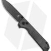 Kizer Azo Vanguard Begleiter XL Button Lock Knife Black Micarta (3.9" Black SW)