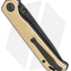 Kizer Azo Vanguard Brass Begleiter Liner Lock Knife (3.5" Black) 4 Kizer Azo Vanguard Brass Begleiter Liner Lock Knife (3.5" Black) -Blade HQ Store Kizer Azo Vanguard Brass Begleiter Liner Lock Knife 3.5 Black BHQ 113209 LS Side