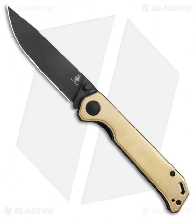Kizer Azo Vanguard Brass Begleiter Liner Lock Knife (3.5" Black) Kizer Azo Vanguard Brass Begleiter Liner Lock Knife (3.5" Black) -Blade HQ Store Kizer Azo Vanguard Brass Begleiter Liner Lock Knife 3.5 Black BHQ 113209 LS