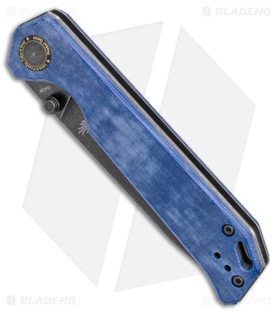 Kizer Azo Vanguard Series Begleiter Knife Denim Micarta (3.5" Black SW) Kizer Azo Vanguard Series Begleiter Knife Denim Micarta (3.5" Black SW) -Blade HQ Store Kizer Azo Vanguard Series Begleiter Denim Micarta Black SW BHQ 145743 jr spine