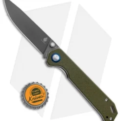 Kizer Azo Vanguard Series Begleiter Knife Green G-10 (3.5" Gray) V4458N2 -Blade HQ Store Kizer Azo Vanguard Series Begleiter Green G 10 Gray V4458N2 BHQ 120329 jr bottlecap