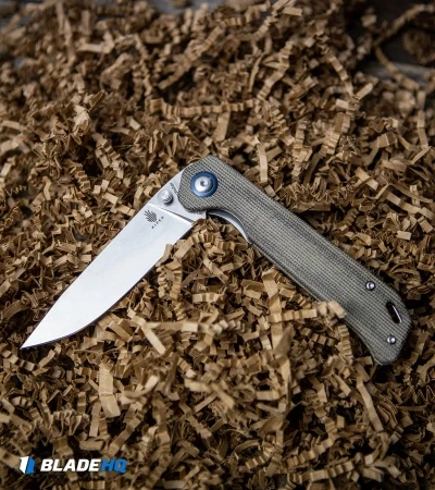 Kizer Azo Vanguard Series Begleiter Knife Green Micarta (3.5" Stonewash BD1N) Kizer Azo Vanguard Series Begleiter Knife Green Micarta (3.5" Stonewash BD1N) -Blade HQ Store Kizer Azo Vanguard Series Begleiter Knife Green Micarta Stonewash BD1N BHQ 117235 kp squishy web