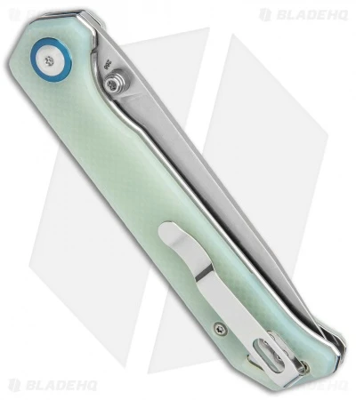 Kizer Azo Vanguard Series Begleiter Knife Natural G-10 (3.5" Stonewash 20CV) Kizer Azo Vanguard Series Begleiter Knife Natural G-10 (3.5" Stonewash 20CV) -Blade HQ Store Kizer Azo Vanguard Series Begleiter Natural G 10 SW V4458EF BHQ 118474 jr side