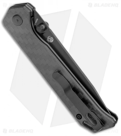 Kizer Azo Vanguard Series Begleiter2 Knife Carbon Fiber (3.5" Black) Kizer Azo Vanguard Series Begleiter2 Knife Carbon Fiber (3.5" Black) -Blade HQ Store Kizer Azo Vanguard Series Begleiter2 CF Black BHQ 135597 jr side