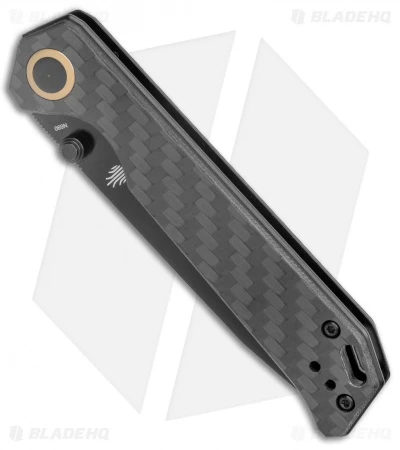 Kizer Azo Vanguard Series Begleiter2 Knife Carbon Fiber (3.5" Black) Kizer Azo Vanguard Series Begleiter2 Knife Carbon Fiber (3.5" Black) -Blade HQ Store Kizer Azo Vanguard Series Begleiter2 CF Black BHQ 135597 jr spine