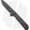 Kizer Begleiter2 Azo Button Lock Knife Purple/Black Fat Carbon (3.4" Black) -Blade HQ Store Kizer Begleiter 2 button Lock Fat Carbon Purple Satin Black BHQ 178235 jr