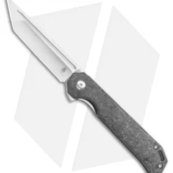 Kizer Begleiter Tanto Liner Lock Flipper Knife CF (3.5" Satin) Ki4458T3