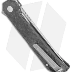 Kizer Begleiter Tanto Liner Lock Flipper Knife CF (3.5" Satin) Ki4458T3 4 Kizer Begleiter Tanto Liner Lock Flipper Knife CF (3.5" Satin) Ki4458T3 -Blade HQ Store Kizer Begleiter Frame Lock Flipper Knife CF 3.5 Drop Point Ki4458T3 BHQ 117260 LS Side