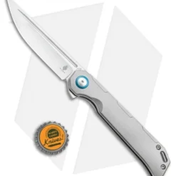 Kizer Begleiter Frame Lock Flipper Knife Titanium (3.5" Satin) Ki4458T2 -Blade HQ Store Kizer Begleiter Frame Lock Flipper Knife Titanium Drop Point Ki4458T2 BHQ 94098 kp bottle cap