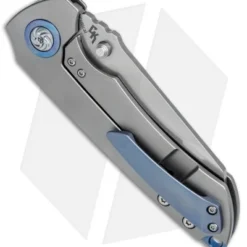 Kizer CK Critical Frame Lock Knife Blue Pivot (3.6" Stonewash) Ki4508A1 4 Kizer CK Critical Frame Lock Knife Blue Pivot (3.6" Stonewash) Ki4508A1 -Blade HQ Store Kizer CK Critical Flipper FL Blue Pivot SW Ki4508A1 BHQ 79959 jr side 2