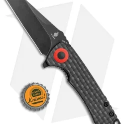 Kizer CK Knifeworks Mini Critical Liner Lock Knife Carbon Fiber (3" Black) 5 Kizer CK Knifeworks Mini Critical Liner Lock Knife Carbon Fiber (3" Black) -Blade HQ Store Kizer CK Knifeworks Mini Critical LL CF Black BHQ 121148 jr bottlecap