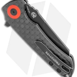 Kizer CK Knifeworks Mini Critical Liner Lock Knife Carbon Fiber (3" Black) 4 Kizer CK Knifeworks Mini Critical Liner Lock Knife Carbon Fiber (3" Black) -Blade HQ Store Kizer CK Knifeworks Mini Critical LL CF Black BHQ 121148 jr side