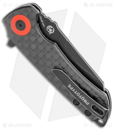 Kizer CK Knifeworks Mini Critical Liner Lock Knife Carbon Fiber (3" Black) Kizer CK Knifeworks Mini Critical Liner Lock Knife Carbon Fiber (3" Black) -Blade HQ Store Kizer CK Knifeworks Mini Critical LL CF Black BHQ 121148 jr side