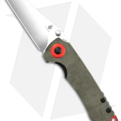 Kizer Christensen Critical Mini Liner Lock Knife Green Micarta (3" Satin)