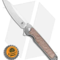 Kizer Clutch Frame Lock Knife Natural Micarta (3.39" Satin) Ki4556A3 5 Kizer Clutch Frame Lock Knife Natural Micarta (3.39" Satin) Ki4556A3 -Blade HQ Store Kizer Clutch Frame Lock Knife tan brown Micarta 3.39 Satin Ki4556A2 BHQ 117843 LS Bottlecap