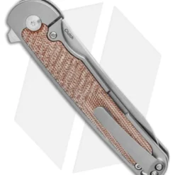 Kizer Clutch Frame Lock Knife Natural Micarta (3.39" Satin) Ki4556A3 4 Kizer Clutch Frame Lock Knife Natural Micarta (3.39" Satin) Ki4556A3 -Blade HQ Store Kizer Clutch Frame Lock Knife tan brown Micarta 3.39 Satin Ki4556A2 BHQ 117843 LS Side