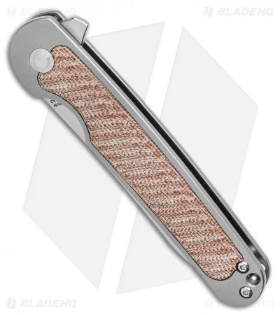 Kizer Clutch Frame Lock Knife Natural Micarta (3.39" Satin) Ki4556A3 Kizer Clutch Frame Lock Knife Natural Micarta (3.39" Satin) Ki4556A3 -Blade HQ Store Kizer Clutch Frame Lock Knife tan brown Micarta 3.39 Satin Ki4556A2 BHQ 117843 LS Spnie