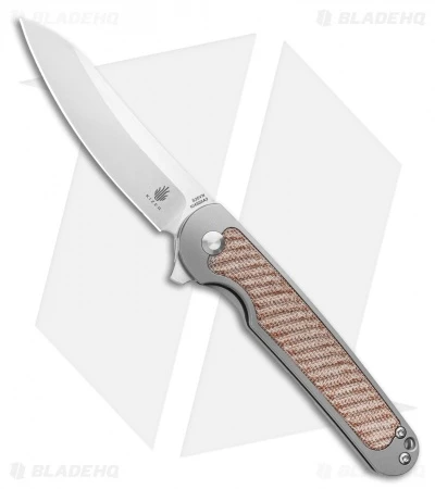 Kizer Clutch Frame Lock Knife Natural Micarta (3.39" Satin) Ki4556A3 Kizer Clutch Frame Lock Knife Natural Micarta (3.39" Satin) Ki4556A3 -Blade HQ Store Kizer Clutch Frame Lock Knife tan brown Micarta 3.39 Satin Ki4556A2 BHQ 117843 LS