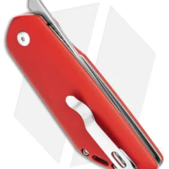 Kizer Comfort Liner Lock Knife Red G-10 (3.25" SW) V4559C1 -Blade HQ Store Kizer Comfort LL Knife Red G10 3in Satin BHQ 140611 td side