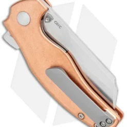 Kizer Copper Mini Sheepdog C01C Liner Lock Knife (2.6" Stonewash) -Blade HQ Store Kizer Copper Mini Sheepdog C01C LL SW Ki3488 P7 BHQ 103243 jr side 2