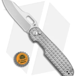 Kizer Cormorant Button Lock Knife Titanium (3.15" Satin 20CV) Ki4562A4 6 Kizer Cormorant Button Lock Knife Titanium (3.15" Satin 20CV) Ki4562A4 -Blade HQ Store Kizer Cormorant Button Lock Ti Texture Satin BHQ 145761 jr bottlecap