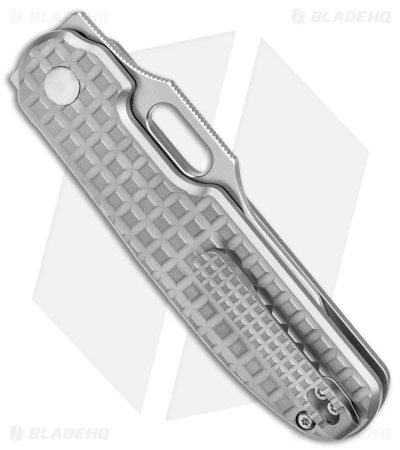 Kizer Cormorant Button Lock Knife Titanium (3.15" Satin 20CV) Ki4562A4 Kizer Cormorant Button Lock Knife Titanium (3.15" Satin 20CV) Ki4562A4 -Blade HQ Store Kizer Cormorant Button Lock Ti Texture Satin BHQ 145761 jr side