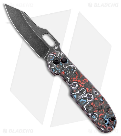 Kizer Cormorant Plunge Lock Knife Blue/Black FatCarbon (3.15" Black ELMAX) Kizer Cormorant Plunge Lock Knife Blue/Black FatCarbon (3.15" Black ELMAX) -Blade HQ Store Kizer Cormorant Plunge Lock Blue Red White Fat Carbon Black SW BHQ 175936 jr