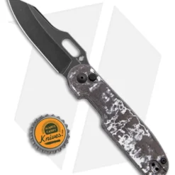 Kizer Cormorant Plunge Lock Knife Fat Carbon (3.15" Black S90V) Ki4562A7 6 Kizer Cormorant Plunge Lock Knife Fat Carbon (3.15" Black S90V) Ki4562A7 -Blade HQ Store Kizer Cormorant Plunge Lock Fat Carbon Black White Black BHQ 176931 jr spine